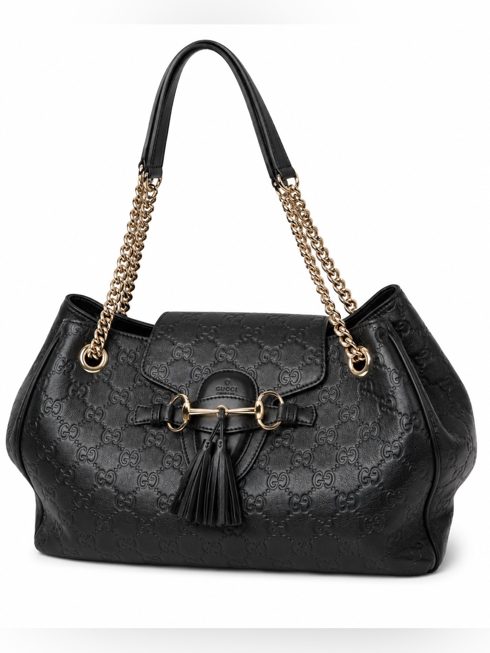 Gucci Large Guccissima Emily Chain Shoulder Bag